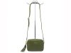 Pierre Cardin FRZ 1501 zöld női bőr válltáska, oldaltáska, crossbody 21 x 16 x 8 cm