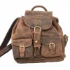 Greenburry vintage bőr koptatott hatású hátizsák