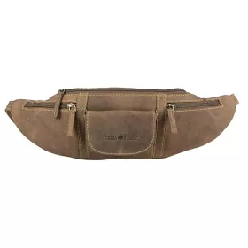 Greenburry pull-up, antik hatású bőr övtáska