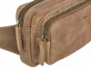 Greenburry pull-up, antik hatású barna bőr övtáska