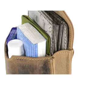 Greenburry bőr övtáska, szarvas mintával