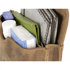 Greenburry antikolt bőr fekvő övtáska