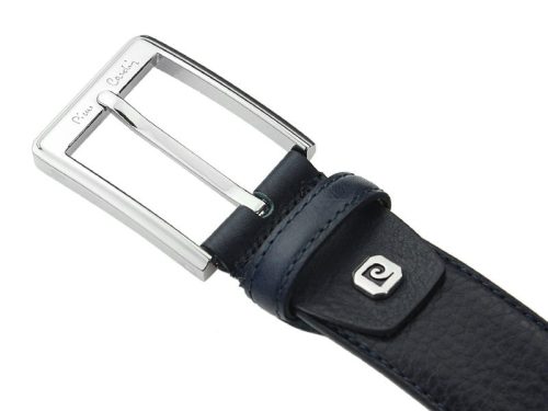 Pierre Cardin AUT 8001 navy férfi marhabőr öv 3.5 cm