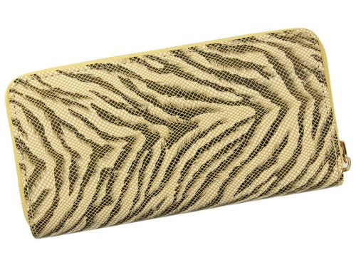 Jessica 589-29 sárga női rostbőr pénztárca 19 x 10 x 2 cm