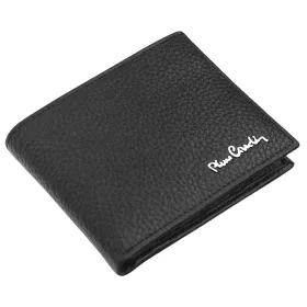Pierre Cardin férfi fekete bőr pénztárca 12,5 × 9,5 cm