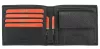Pierre Cardin férfi fekete bőr pénztárca 12,5 × 9,5 cm