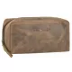 Greenburry barna bőr tolltartó, kozmetikai táska