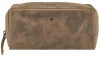 Greenburry barna bőr tolltartó, kozmetikai táska
