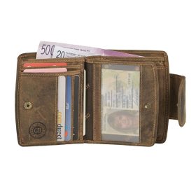 Greenburry női bőr íves átfogópántos pénztárca