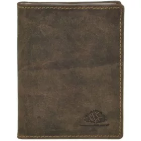 Greenburry barna bőr kártyatartó, irattartó 12 x 9 cm
