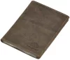 Greenburry barna bőr kártyatartó, irattartó 12 x 9 cm