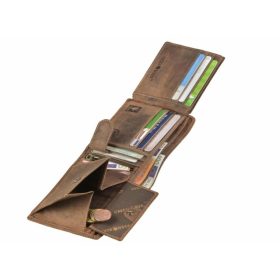 Greenburry férfi bőr pénztárca, barna