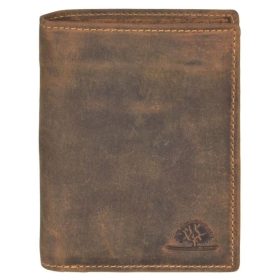 Greenburry álló bőr pénztárca, barna
