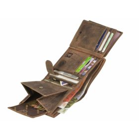 Greenburry álló bőr pénztárca, barna