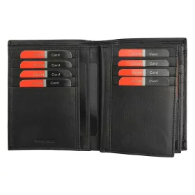   Pierre Cardin SAHARA TILAK03 331 fekete férfi bőr pénztárca 10,5 x 12,7 cm