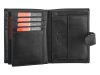 Pierre Cardin SAHARA TILAK03 331A fekete férfi valódi bőr pénztárca 10.5 x 12.7 x 2.8 cm
