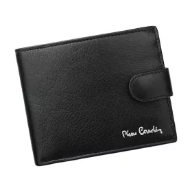   Pierre Cardin TILAK06 324A RFID fekete férfi bőr pénztárca 12 x 9.5 x 2.5 cm
