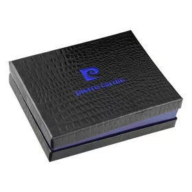   Pierre Cardin TILAK06 324A RFID fekete férfi bőr pénztárca 12 x 9.5 x 2.5 cm