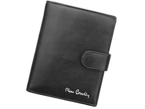 Pierre Cardin TILAK06 331A RFID fekete férfi bőr pénztárca 10 x 13 x 2.5 cm