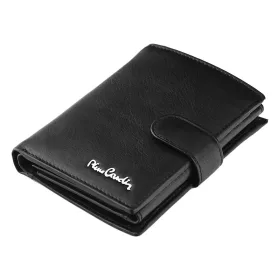   Pierre Cardin TILAK06 331A RFID fekete férfi bőr pénztárca 10 x 13 x 2.5 cm