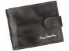 Pierre Cardin FOSSIL TILAK12 323A RFID szürke férfi bőr pénztárca 11 x 8 x 2 cm