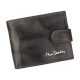 Pierre Cardin FOSSIL TILAK12 323A RFID szürke férfi bőr pénztárca 11 x 8 x 2 cm