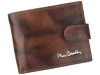 Pierre Cardin FOSSIL TILAK12 323A RFID szürke férfi bőr pénztárca 11 x 8 x 2 cm