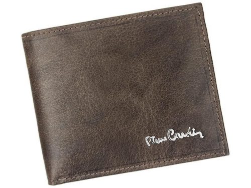 Pierre Cardin FOSSIL TILAK12 8824 RFID szürke férfi bőr pénztárca 11 x 9 x 2 cm