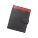 Pierre Cardin SAHARA TILAK14 326A fekete-piros férfi bőr pénztárca 9,8 x 13  cm