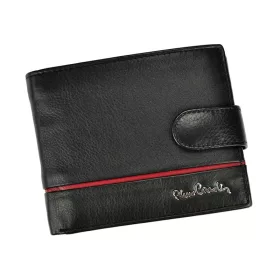   Pierre Cardin SAHARA TILAK15 324A fekete férfi bőr pénztárca 12,5 x 9,8 cm