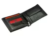 Pierre Cardin SAHARA TILAK15 325 fekete-piros férfi bőr pénztárca 12 x 9.5 x 2.5 cm