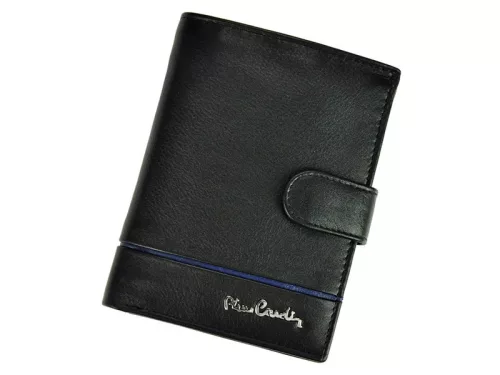 Pierre Cardin SAHARA TILAK15 326A fekete férfi bőr pénztárca 10 x 13 cm