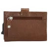 18208006 Hide and Stitches safety wallet barna