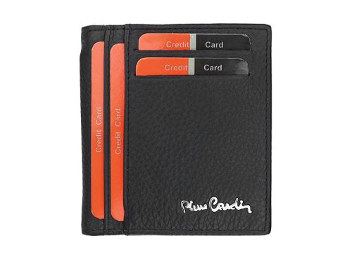 Pierre Cardin TILAK11 2990 fekete férfi marhabőr irattartó 9 x 10 x 2 cm