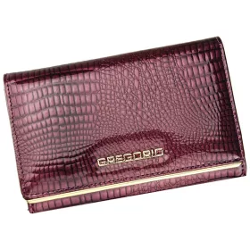   Gregorio SLL-112 bordó női bőr pénztárca 15 x 9.5 x 3.8 cm 