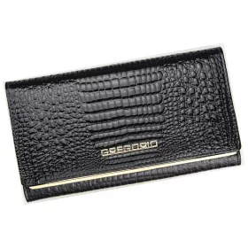   Gregorio SLL-114 fekete női bőr pénztárca 17.5 x 9.5 x 3.3 cm