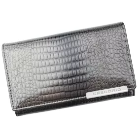   Gregorio GF101 szürke női bőr pénztárca 15 x 9.5 x 3.3 cm