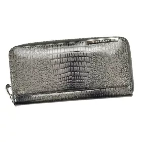   Gregorio GF111 szürke női bőr pénztárca 19 x 9.5 x 3.5 cm