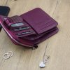 Gregorio GF115 magenta lakkbőr női pénztárca 9.5 x 13 x 3.3 cm