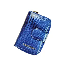   Gregorio GF115 kék lakkbőr női pénztárca 9.5 x 13 x 3.3 cm
