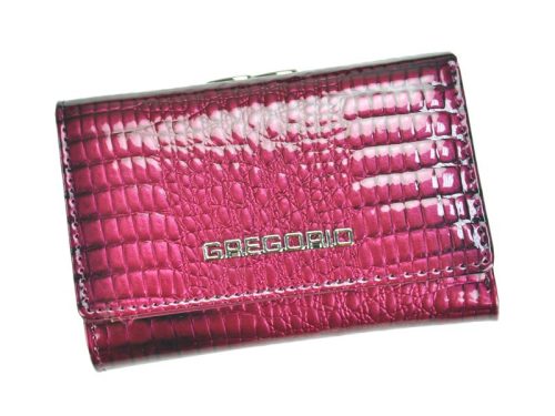 Gregorio GF117 magenta lakkbőr női pénztárca 12.5 x 8 x 3.5 cm
