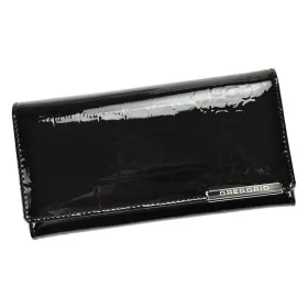   Gregorio BC-100 fekete női bőr pénztárca 18.5 x 9.5 x 3.5 cm