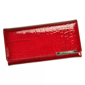   Gregorio BC-100 piros női bőr pénztárca 18.5 x 9.5 x 3.5 cm