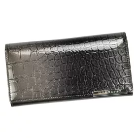   Gregorio BC-102 szürke női bőr pénztárca 18.5 x 9.5 x 3.5 cm