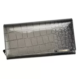  Gregorio BC-106 szürke női bőr pénztárca 19 x 10 x 3.3 cm