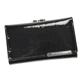   Gregorio BC-108 fekete női bőr pénztárca 14.5 x 8.7 x 3 cm