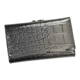   Gregorio BC-108 szürke női bőr pénztárca 14.5 x 8.7 x 3 cm