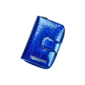 Gregorio BC-115 kék női bőr pénztárca 9.5 x 13 x 3.3 cm