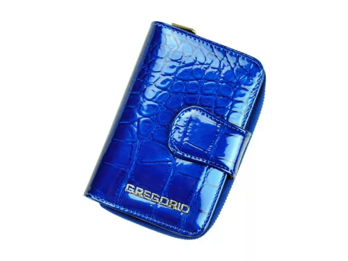 Gregorio BC-115 kék női bőr pénztárca 9.5 x 13 x 3.3 cm