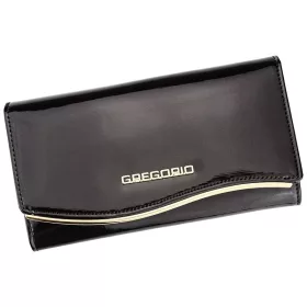   Gregorio ZLF-114 barna női marhabőr pénztárca 17.5 x 9.5 x 3.5 cm